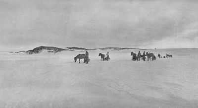 The Mule Party Leaves Cape Evans—October 29, 1912