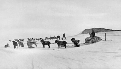 The Dog Party Leaves Hut Point—November 1, 1912